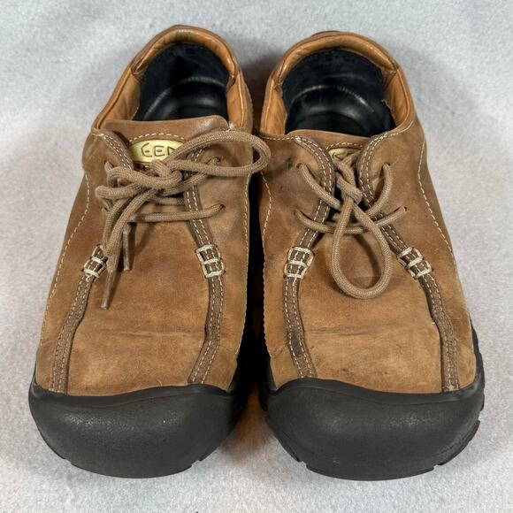 Keen Portsmouth II Mens Casual Brown Leather Shoes Size 8 Hiking - Picture 3 of 12